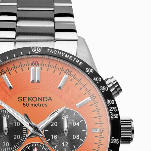 Sekonda Velocity Men s Sports Chronograph Watch 30025 Round